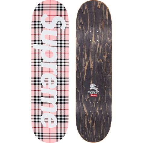 burberry supreme buy|supreme burberry skateboard.